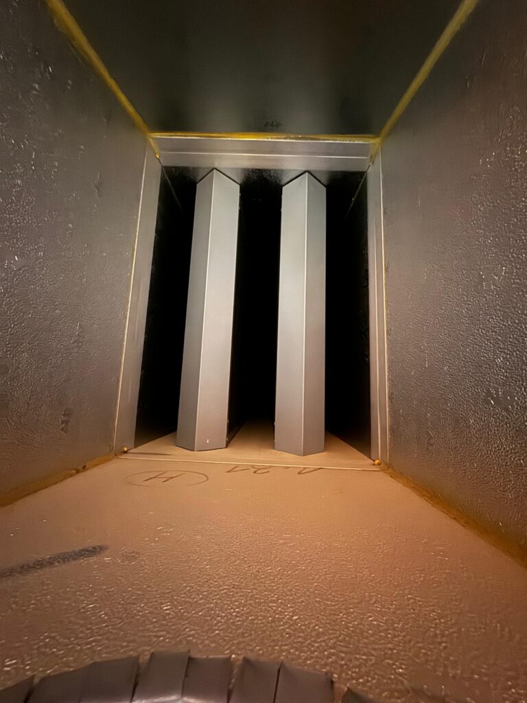 Perfektně čistá vzduchotechnika po čištění